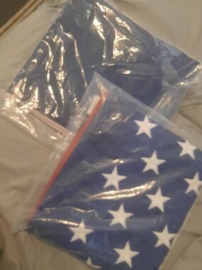 Usa Flag And Texas Flag Set